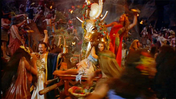 Golden calf in 10 Commandments